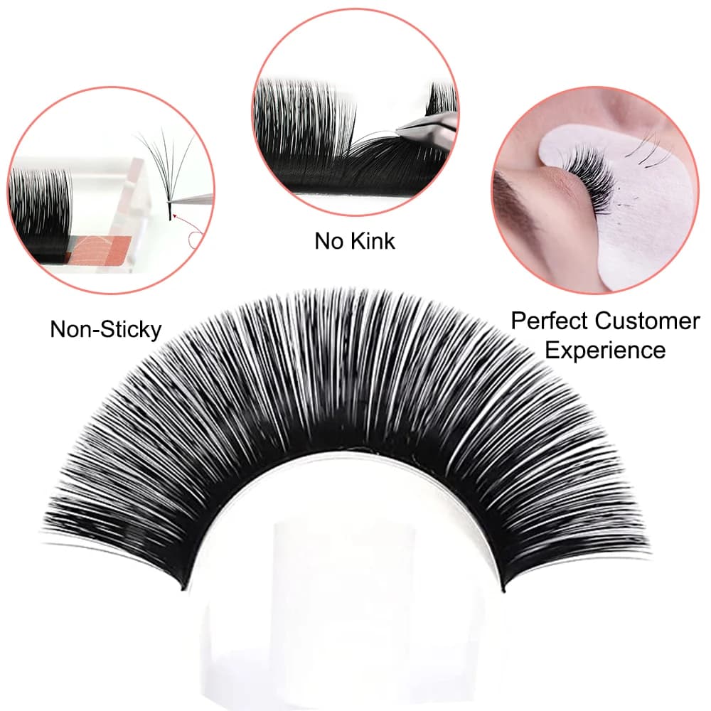 Auto Bloom Easy Fan Mega Volume Blakstienų Ilginimas
