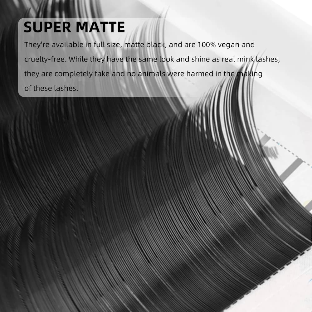 Super matinės juodos C/D linkio apimties ir klasikinės blakstienos